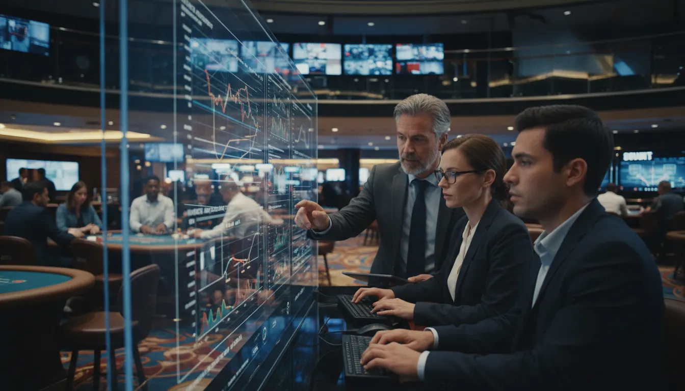 Casino risk management and probability analysis frameworks